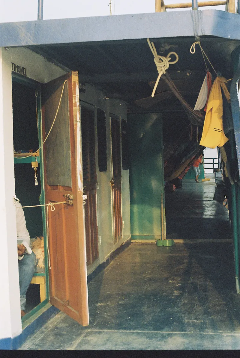 Captain's cabin on Amazon slow boat