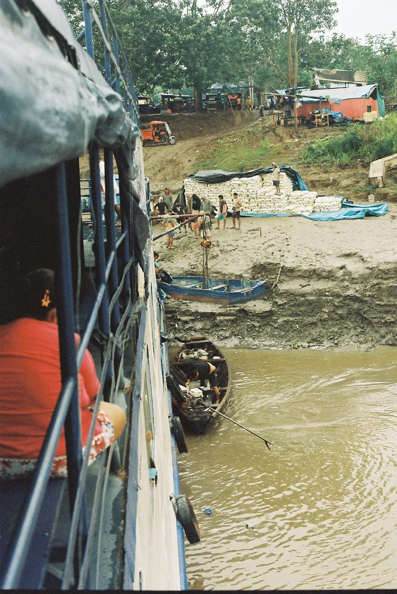 Side view of Amazon slow boat