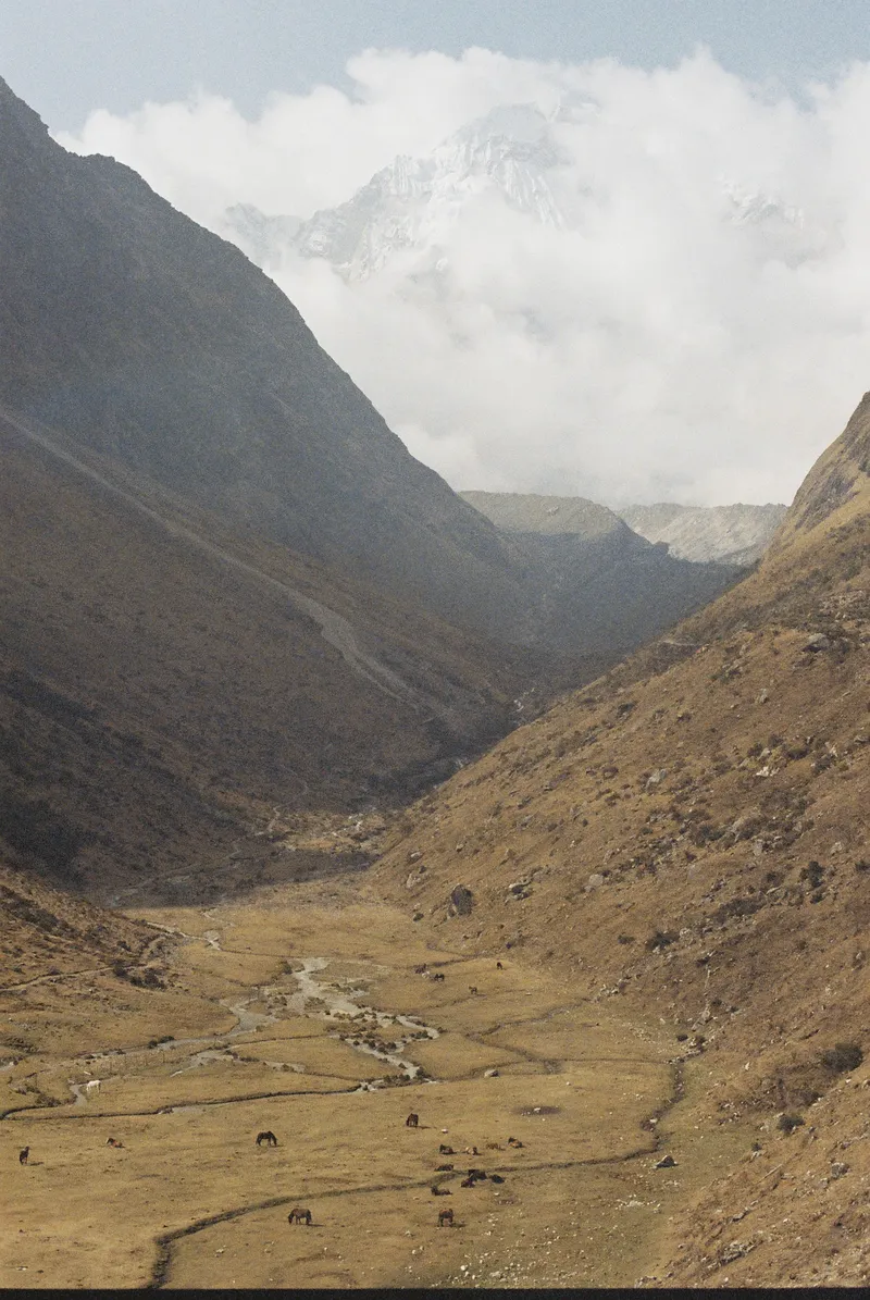 Landscape on the Salkantay trek, Peru
