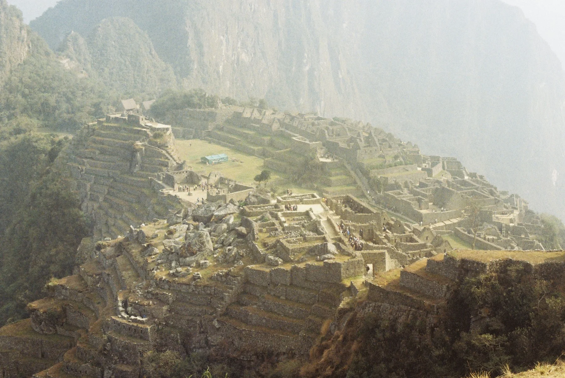 Viewpoint of Machu Picchu town centre