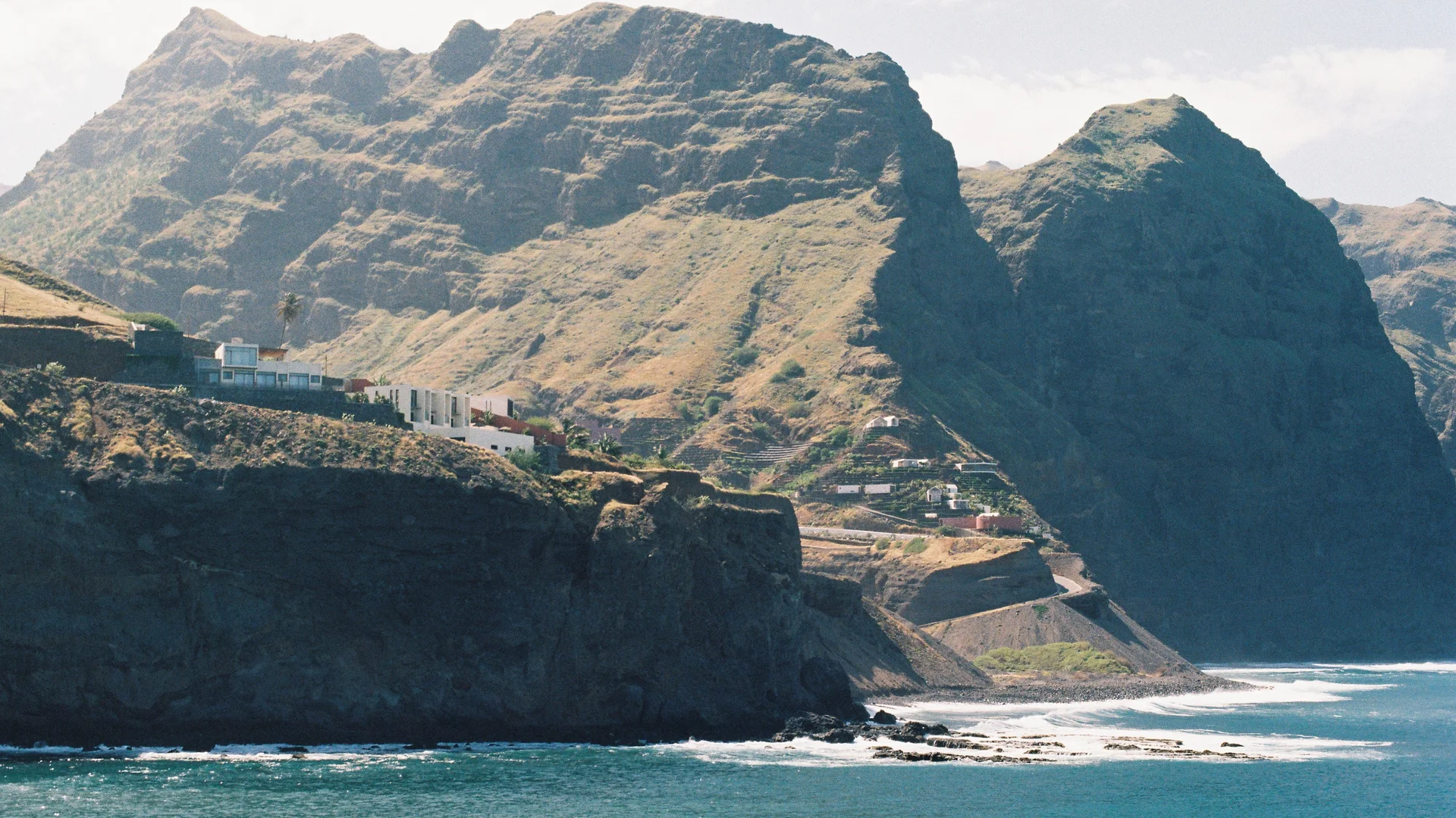 View of the north coastline of Santo Antão, Cape Verde