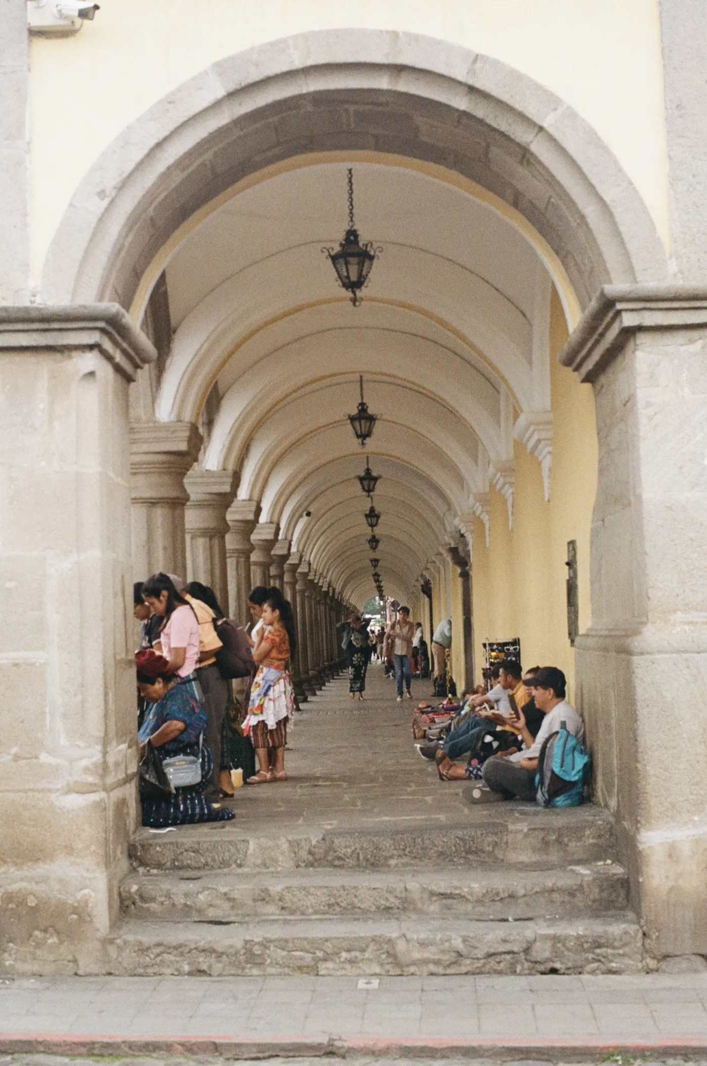 Arches in town centre in Antigua, Guatemala