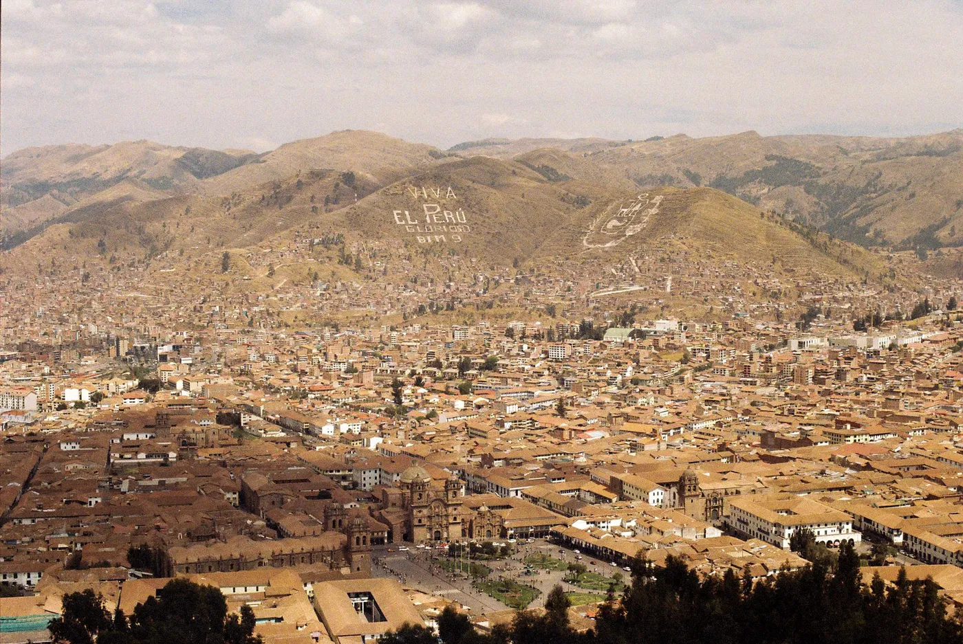 View over the rooftops of Cusco, Peru